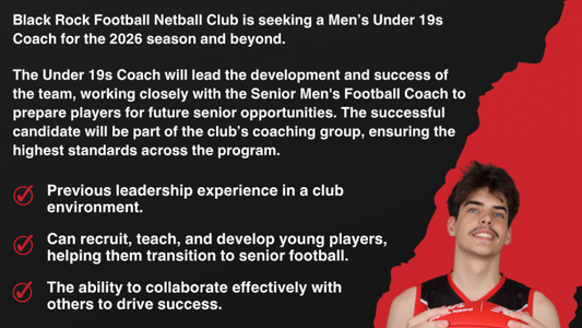 Join Our Team – Men’s Under 19s Coach (2026 Onwards)