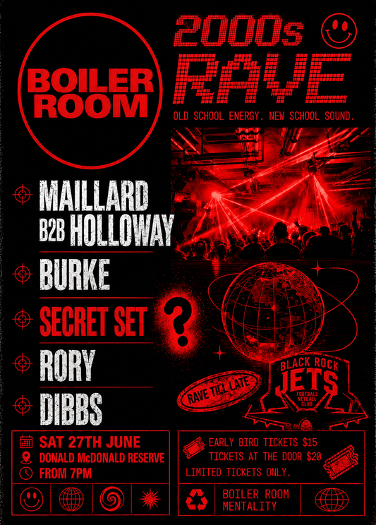 Boiler Room 2026 - 2000s Rave - Event Ticket