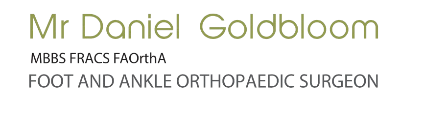 Mr Daniel Goldbloom - Foot and Ankle Orthopaedic Surgeon