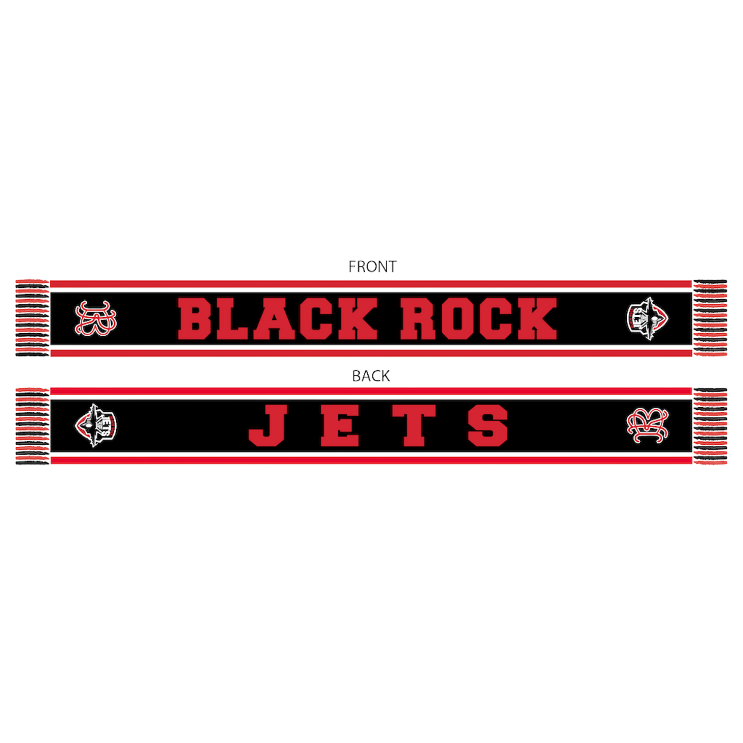 Black Rock Jets Scarf