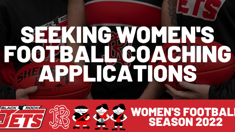 Applications Wanted: Women’s Coach 2022